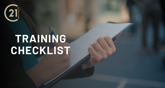 Training Checklist